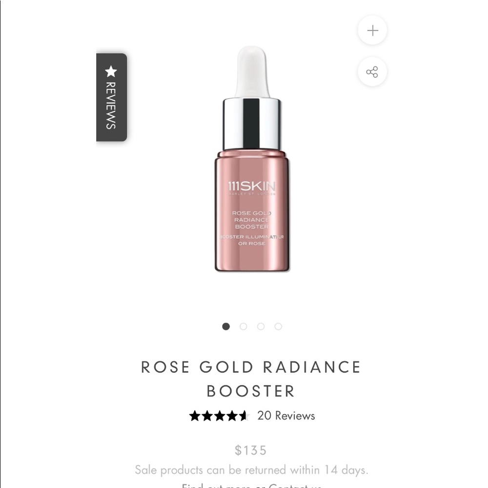 111SKIN Rose Gold Radiance Booster 💗